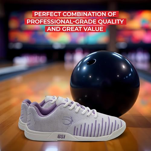 BSI BOWLER'S SUPERIOR INVENTORY, INC. Women's Bowling Shoe - Lightweight Shoes with Cushioned Support for Women 7