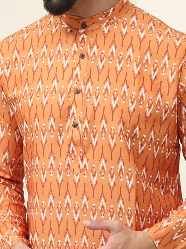 Image of SOJANYA (Since 1958 Men's Exquisite Silk Blend Kurta Elevate Your Festive Look-Crafted for Excellence