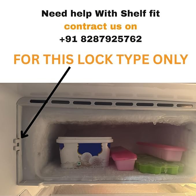 Image of Freezer Door Compatible with LG Direct Cool Refrigerator 190L | Part Code 3580JF1005 | Clear | Pack of 1 |