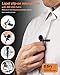 Z ZAFFIRO Lavalier Lapel Microphone Kit Clip On Omnidirectional Condenser Lav Mic for iPhone, Ipad, DSLR, Camcorder, Zoom/Tascam Recorder, PC, MacBook, Samsung Android, Smartphones