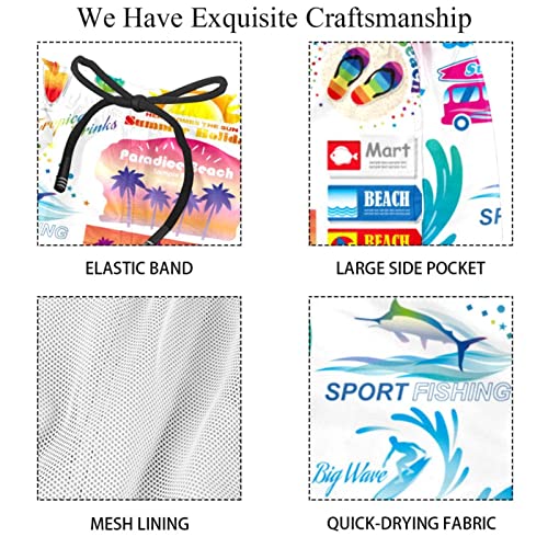 Maillots de bain pour hommes HadHfun short de plage léger été - 4