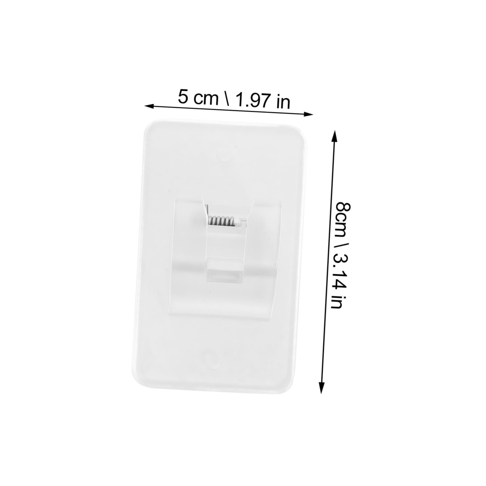 Alipis 16pièces Supports Auto-adhésifs pour Rideaux Lot de Installation sans Perçage pour Cuisine Salon Et Bureau Stabilité Et Longue Durée