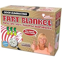 Fart Blanket Wrap Your Real Present Inside a Funny Gag Gift Box Perfect for Fathers Day, Birthday, Bachelor Parties - Play a Joke on Your Friends