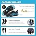 Grounding Shoes with Copper, Conductive Socks & Insoles, Barefoot Water Shoes for Women Men, Hike Waterproof Trail Running Healthy & Non-Slip Outdoor Breathable Comfortable