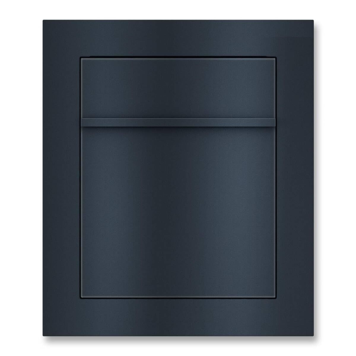 Metzler Cassetta postale da incasso antracite RAL 7016 – cassetta murale da incasso in acciaio verniciato a polvere, design premium