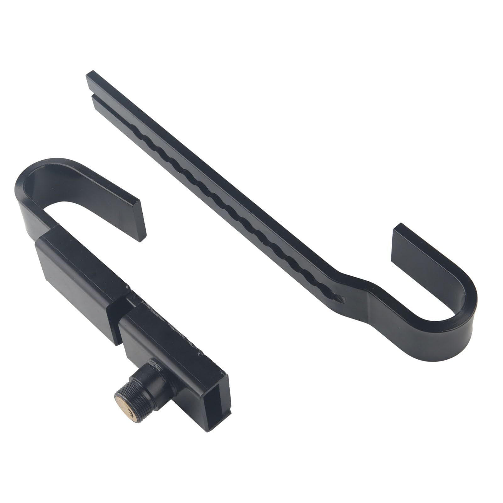 Starkes, einstellbares Abstands Anhängerschloss, Starkes Container Sicherheitsschloss aus Stahl, 29, 8 cm, für stabile Frachtsicherheit, Anhänger Container