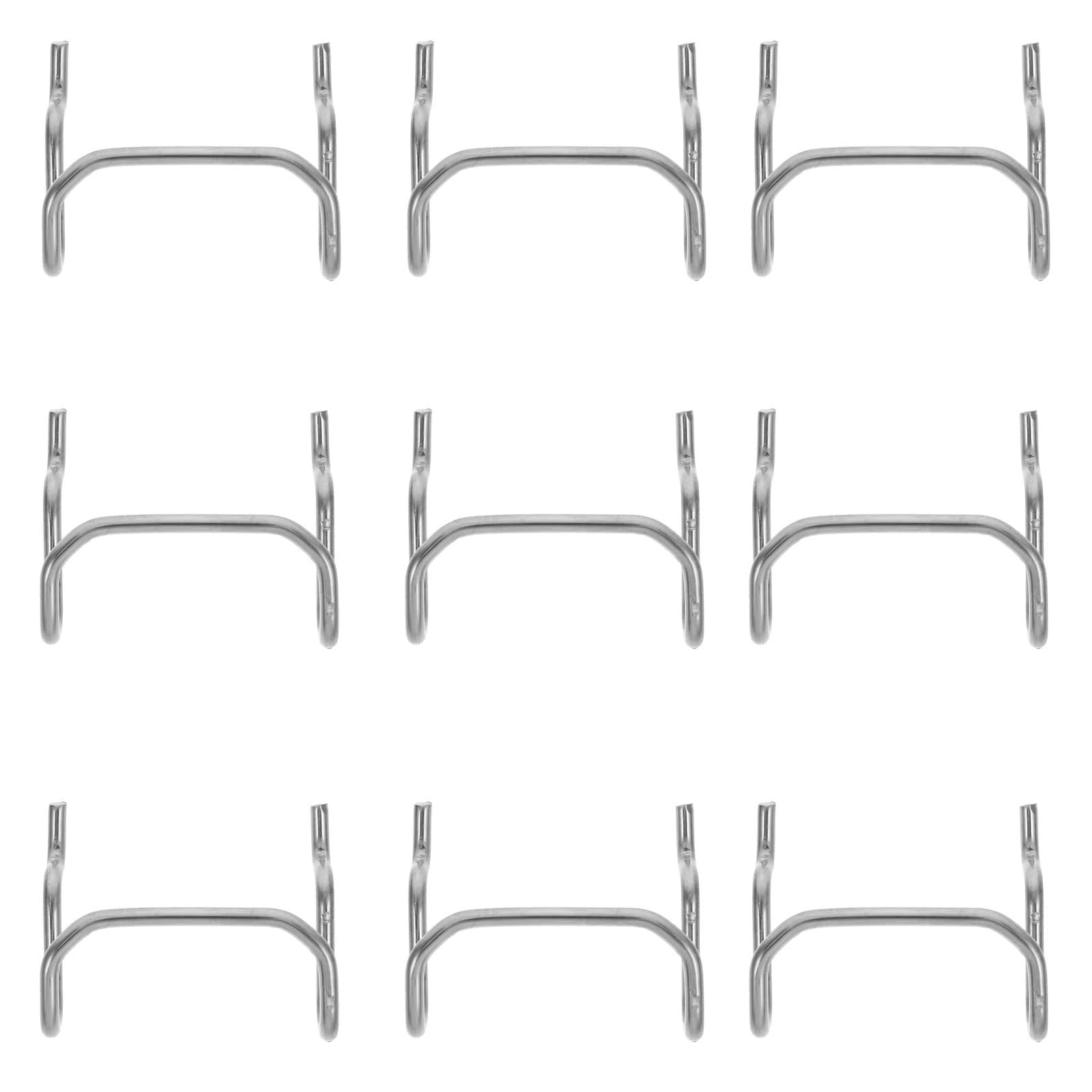Zyayng One Color 50Pcs Thickened Stainless Steel Pegboard Hooks For Home