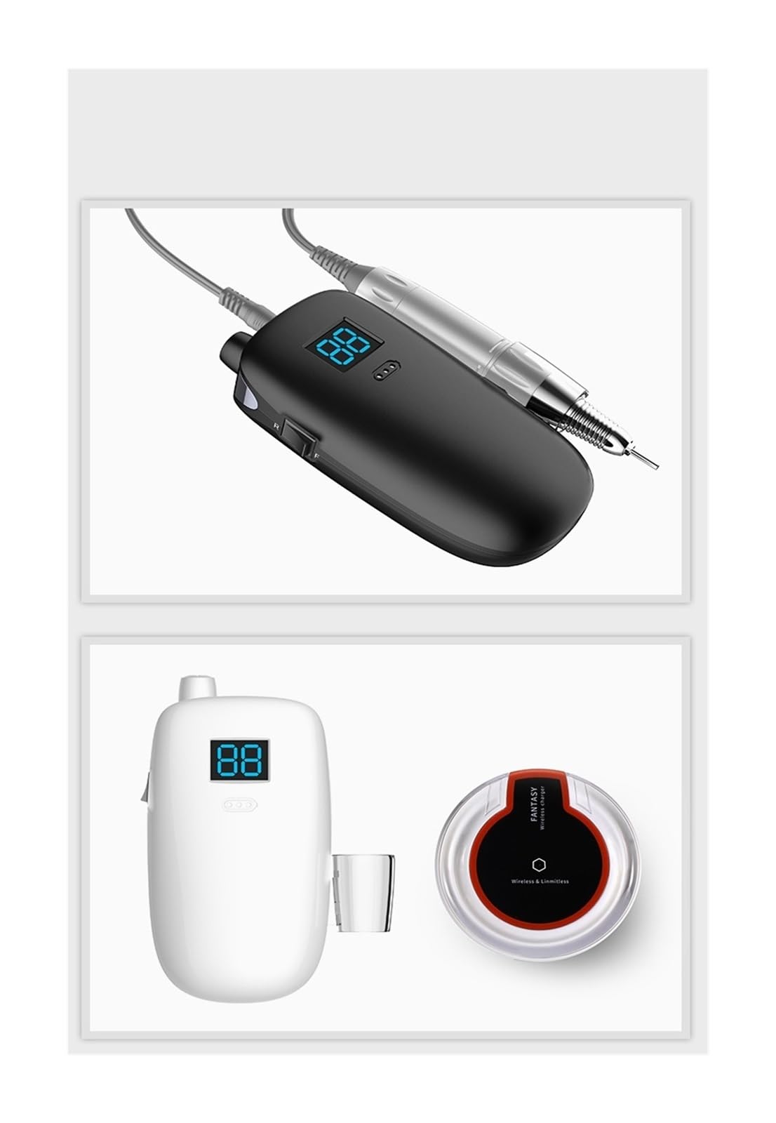 Amazon.co.jp: 電動ネイルマシン 35000 RPM デザインネイルドリル