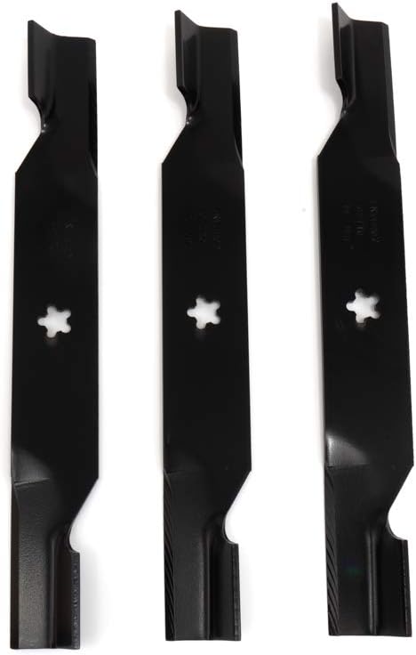 CRAFTSMAN CMXGZAM110150 54-Inch Set AYP/HOP High Lift OE#187256 Blade, Black