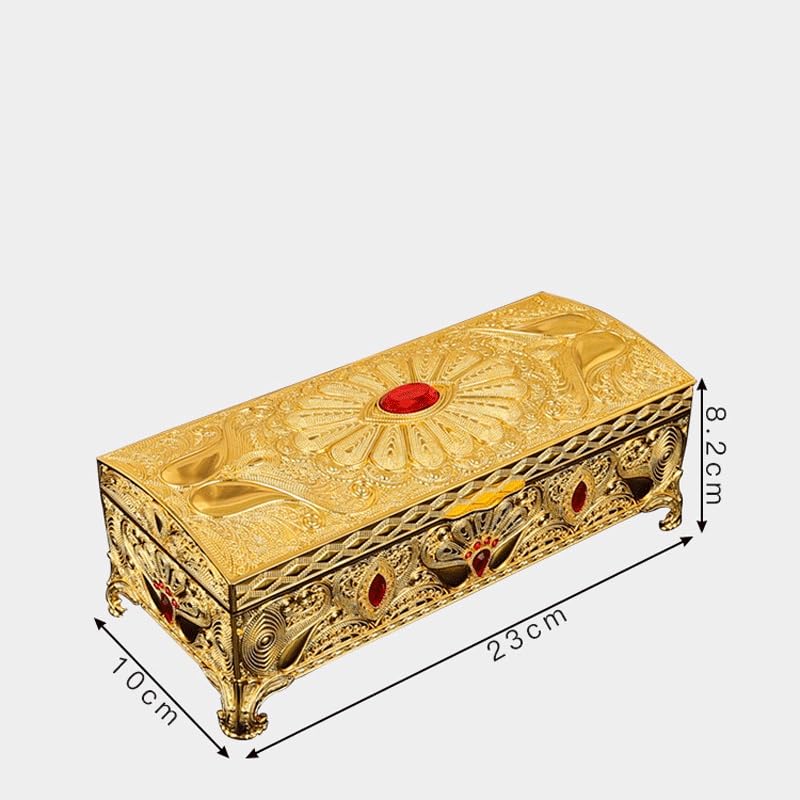 Boîte à bijoux rectangulaire pour décoration de maison moderne