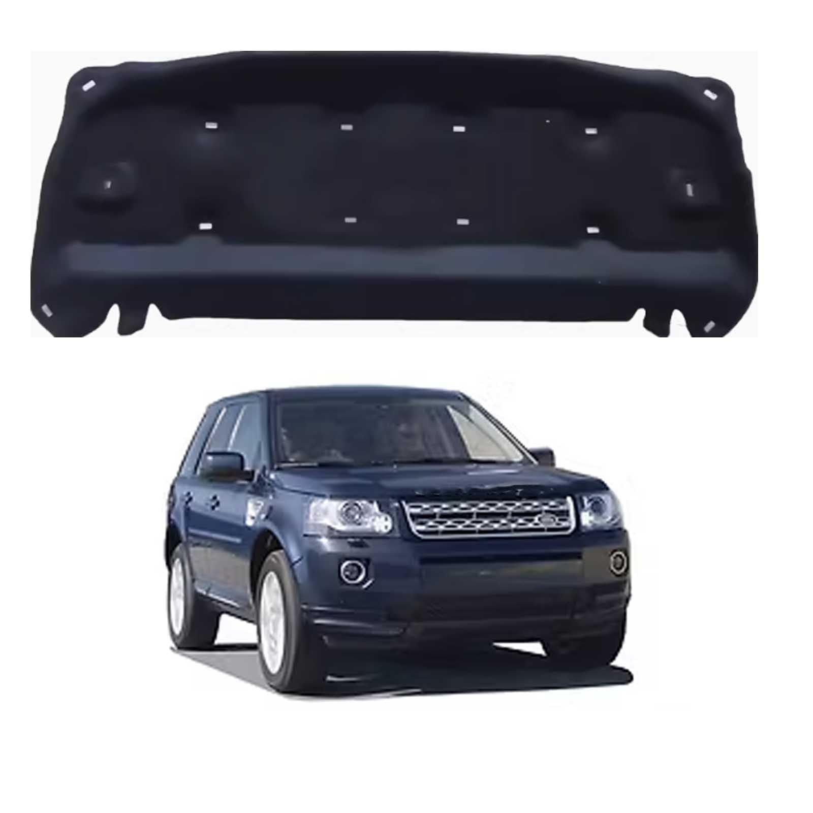 Isolation phonique capot Freelander 2016 tapis coton LR059778