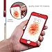 ORETECH Designed for iPhone 6S Plus Case, iPhone 6 Plus Case with [2 x Tempered Glass Screen Protector] 360° Full Body Hard PC Soft TPU Silicone Cover for iPhone 6 Plus/6s Plus - 5.5'' Red