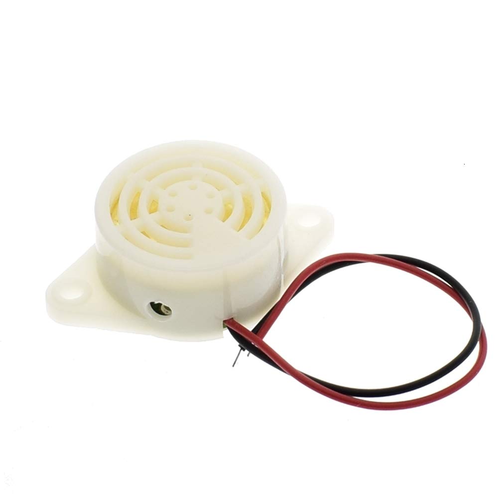 Hailege 5pcs 95DB Alarm Buzzer SFM-27 High-decibel 3-24V 12V Electronic Buzzer Beep Alarm Intermittent Continuous Beep for Arduino