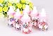 Aplustore 6 SETS Pet Hair Dog Grooming Bows Rubber Bands