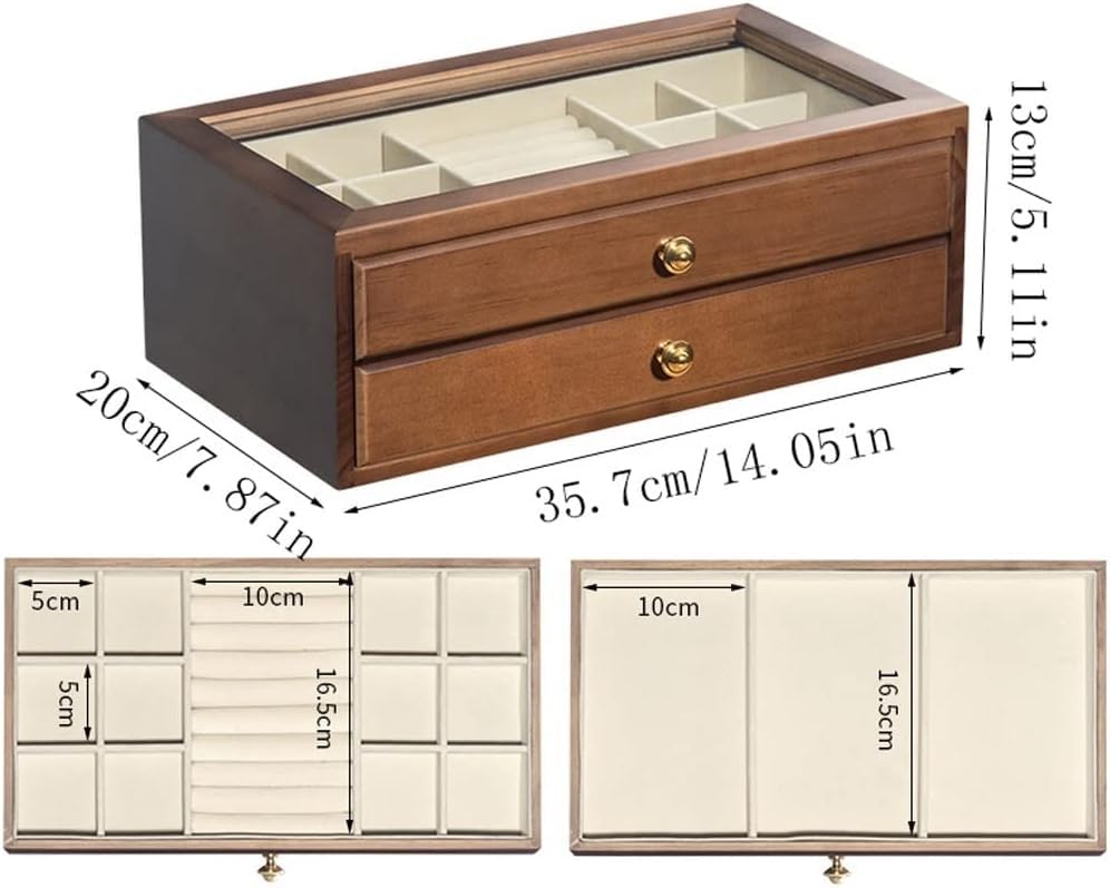 Scatola organizer – Soluzione multistrato in legno per casa e ufficio, design semplice, dimensioni compatte per un'organizzazione efficiente