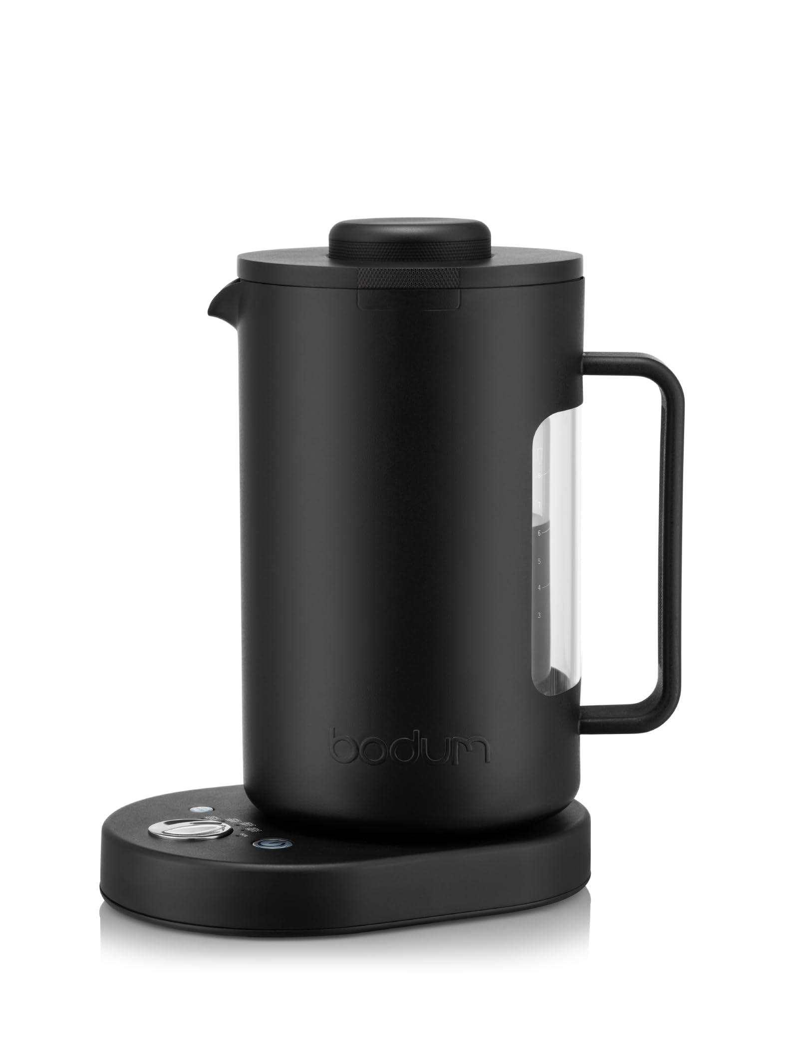 Bodum BISTRO elektryczny czajnik elektryczny z podwójną ścianką z regulacją temperatury, 1,0 l, 2000 W, czarny