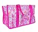 BVGIFTS Utility Organizer mini tote hand bag keep it caddy in Pink Paisley