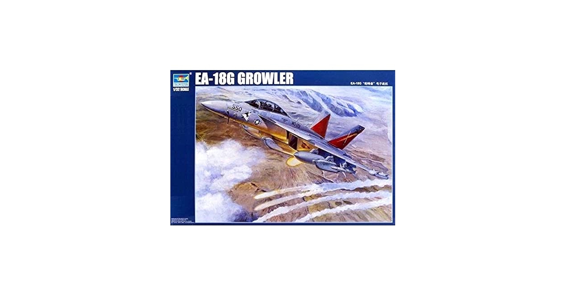インターアライド 1/32 トランペッターモデル EA-18G グラウラー プラモデル wgteh8f Amazon | インターアライド 1/32 トランペッターモデル EA-18G