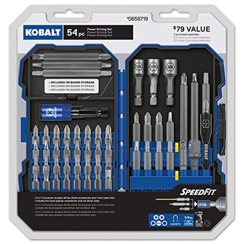 Kobalt 54-Piece Screwdriver Bit Set