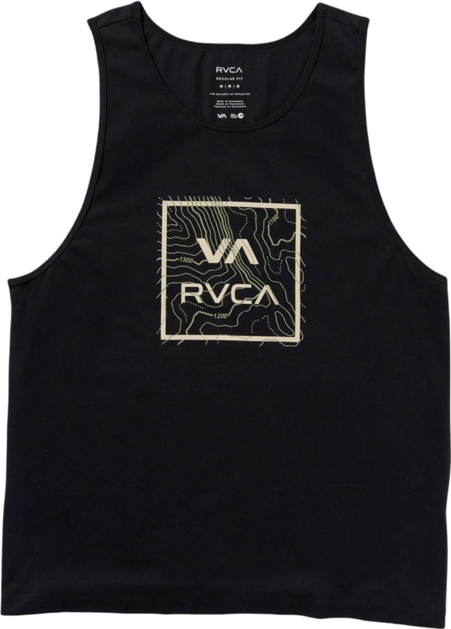 RVCA Topo Two Tank - Black