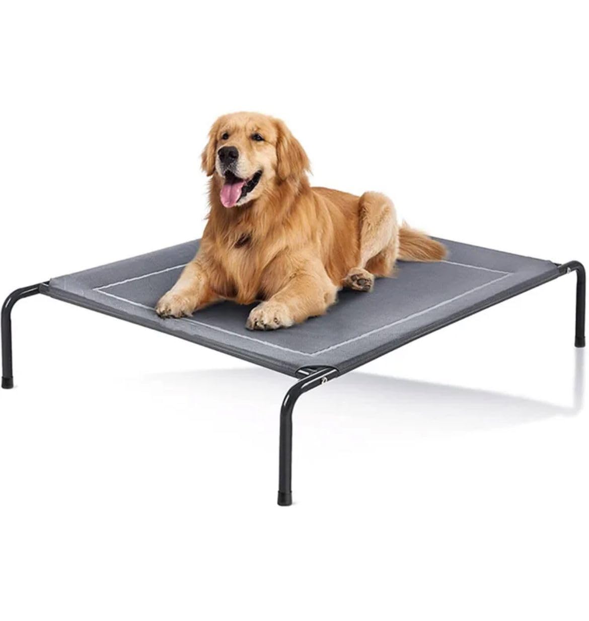 Tails Tender Elevated Cooling Mesh Pet Bed - Breathable, Non-Skid, Moisture-Proof Dog Cot or Kennel Table for Indoor/Outdoor Use | Measurement - 20 * 30 * 9 (Size - Small) (B0D6YCMFXL) Amazon Price History, Amazon Price Tracker