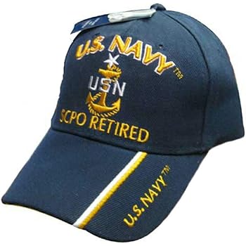 navy chief fitted hat