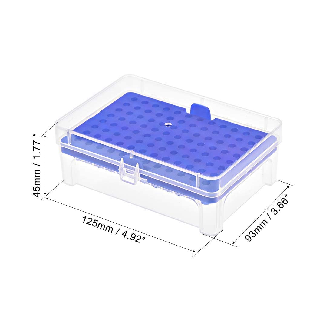 HOMEOTRADE Micro Tip Box – Compatible with 2–10µl Micro Tips | Set of 1 | Durable, Autoclavable & Reusable Plastic Storage for Laboratory Use-image-32