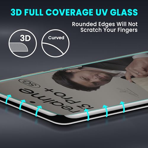 Image of FIRST MART Military-Grade Privacy Tempered Glass for Realme 13 Pro Plus /Realme 13 Pro - 9H Hardness, Edge to Edge, Bubble-Free, Anti-Spy, Anti Peeping [1 Pack]