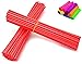 Vevina Unicorn Bicycle Spoke Skins Wraps BMX MTB Kids Road Mountain Bike Colorful Wheel Decoration-72 Pcs (Red)