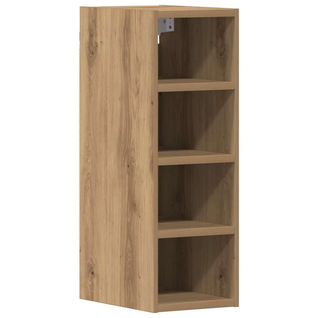 Hängeschrank Riga 20x29,5x60 cm, Küchenschrank in Artisan-Eiche Optik, Wandschrank aus robustem Holzwerkstoff für die Küche, platzsparende Wandmontage zur Küchenorganisation