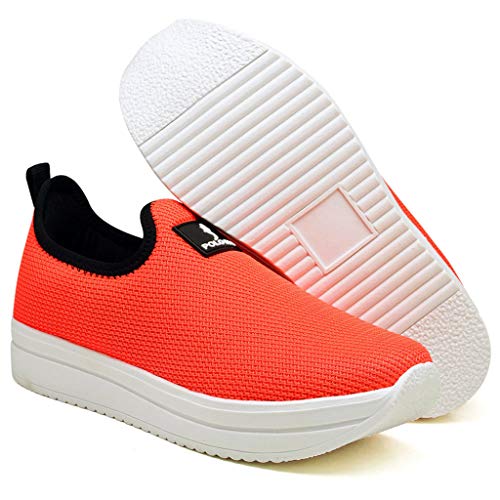 Tênis Meia Flatform Polo Blu Laranja 38