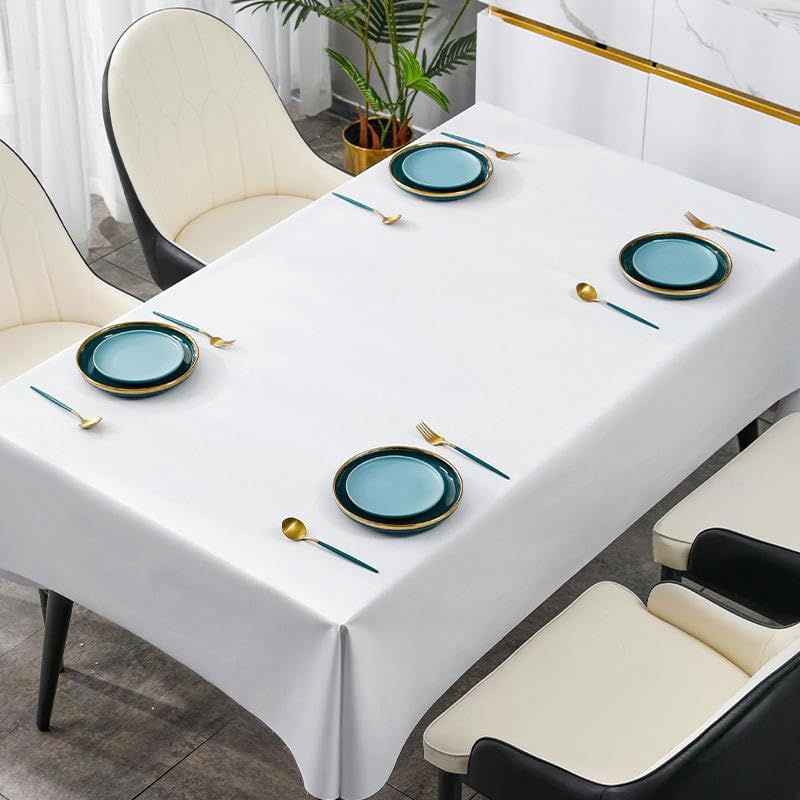 Nappe en PVC antitache résout les corvées de nettoyage table ronde