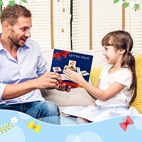 Wooden Vowel Letters Move Reading Spelling Games, Fine Motor Skills Alphabet Blocks Sight Words Flash Cards Kindergarten Montessori Classroom Educational Toy Gifts For 3 4 5 6 7+ Year Old Kids #TOP5