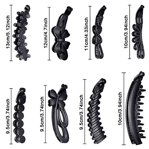 Pinzas para cabello estilo banana 8 piezas miniatura 6