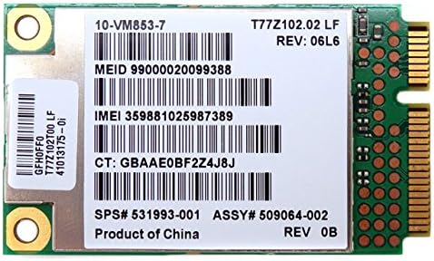 HP PROBOOK 6450B UN2420 QUALCOMM GOBI2000 3G/HSPA WWAN card 531993-001