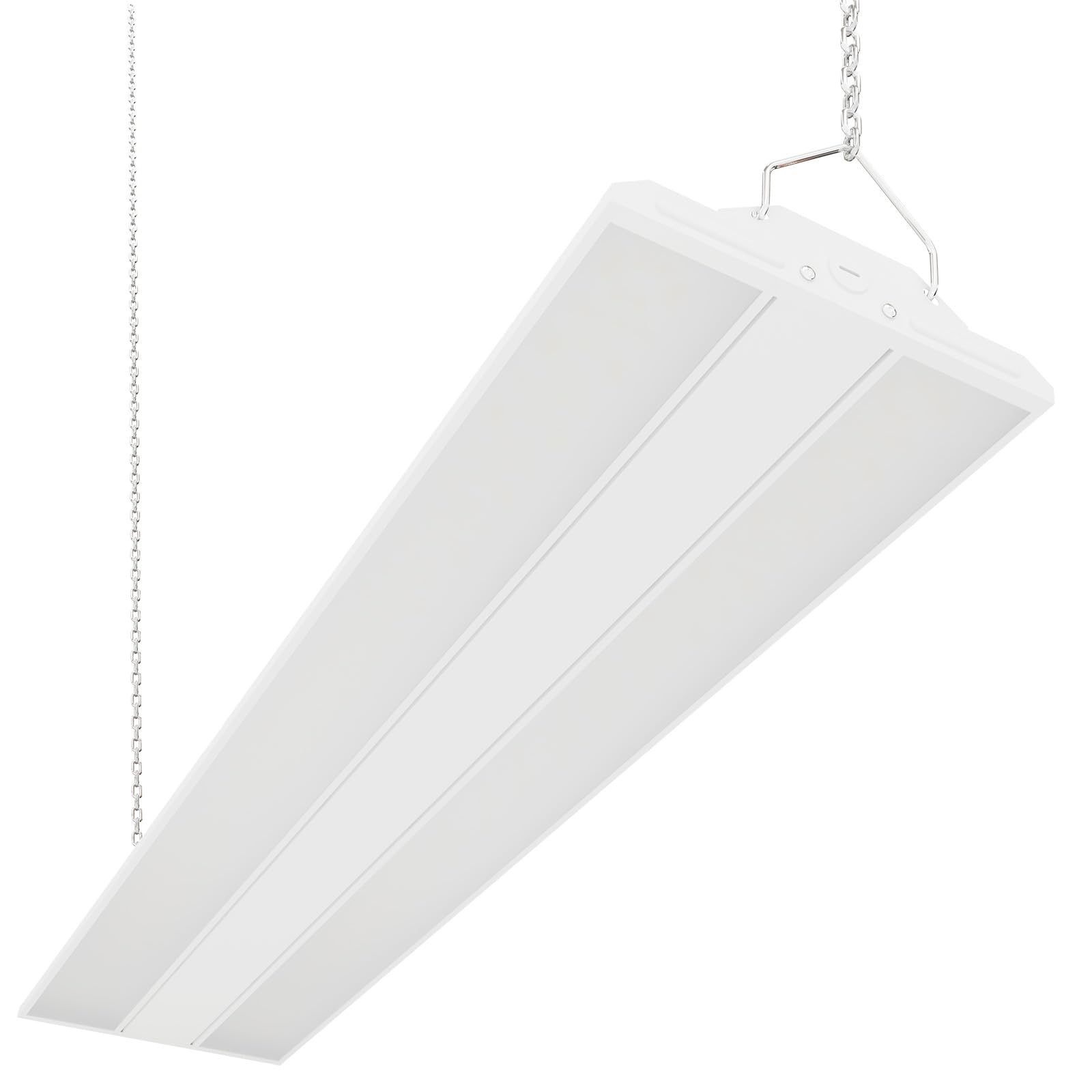 SLAclite LED Linear Shop Lights 300W, Led Garage Light for Shop Workshop Store Commercial Supermarket Warehouse Basement Exhibition Room ETL-1Pack-New2