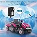 12V Battery Charger Replacement Compatible with Peg Perego 12V Battery for John Deere Ground Force Tractor John Deere Gator XUV Polaris RZR 900 Powered Kids Ride On Car