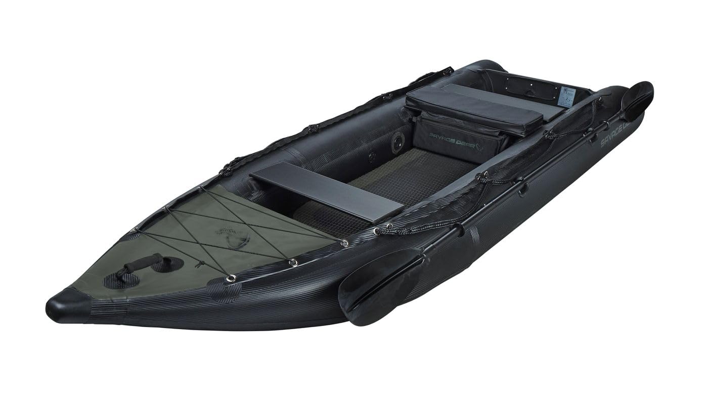 Savage Gear E-Rider 330 Carbon Optix Kayak - Angelkajak, Angelboot, Schlauchboot