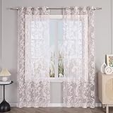 Matériau en 100% polyester - Fabriqué en tissu 100% polyester, ce rideau est léger, durable et facile à entretenir, offrant une texture douce et agréable au toucher.