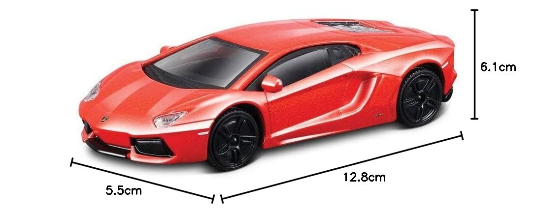 Bburago B18-30231 dozownik lamborghini 1:43 Street FiRE, różne wzory i kolory
