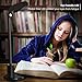 Desk Lamp, JUKSTG 64 pcs LEDs Eye-Caring Table Lamps, 10 Brightness Levels with 5 Lighting Modes LED Desk Light, Dimmable Office lamp with Touch-Sensitive Control, 10 W Reading Lamp,Black