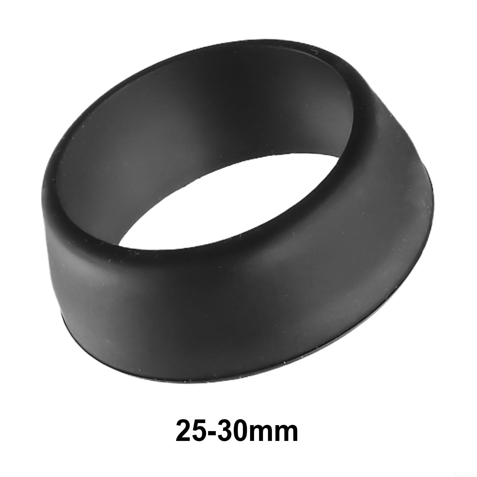 1PC Bike Seat Post Waterproof Rubber Ring Silicone Dust Cover For 25-35mm/30-34mm Mountain Road Bicycle Seatpost Tube Protector(25-30mm Black)