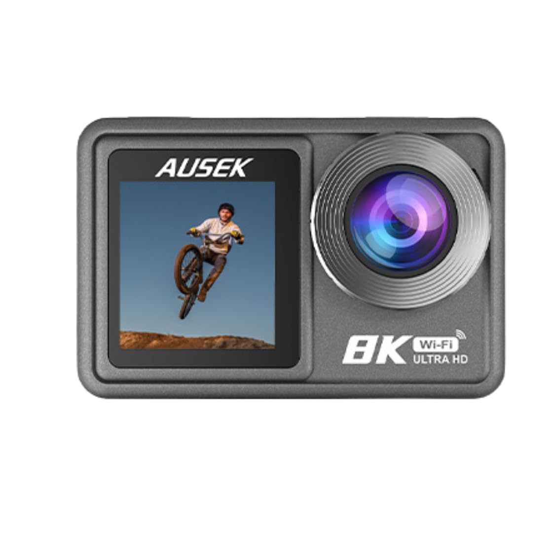 8K Pro Action Camera with 50MP Photo | Dual Screen | 170° Wide Angle Lens | EIS Stabilization | Waterproof | Wi Fi & Remote for Youtubers, Motorcycle, Cycle Riders Helmet & Bike Camera-picture-22
