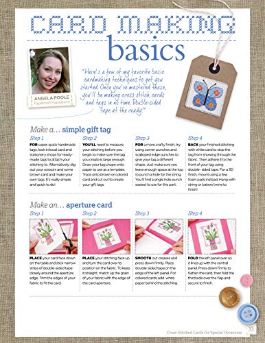 Image of Cross Stitched Cards for Special Occasions: Creative Designs for Birthdays, Holidays, and More (Design Originals)