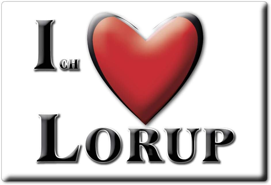 Enjoymagnets LORUP (NI) FRIDGE MAGNET GERMANY NIEDERSACHSEN SOUVENIR I LOVE GIFT PRESENT