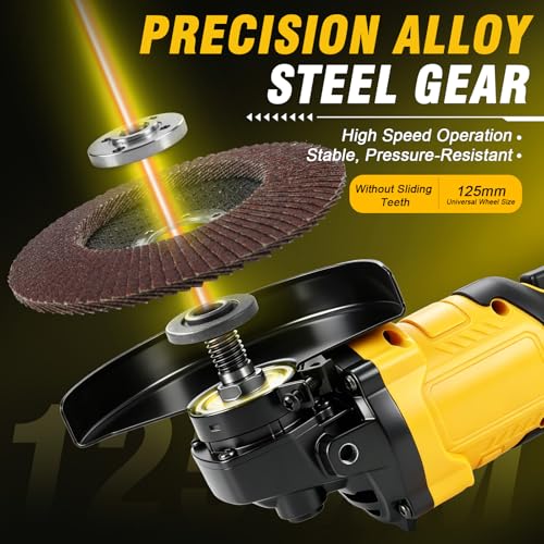 Meuleuse d'angle sans balais Roadtime pour batterie DeWalt 20V - 5