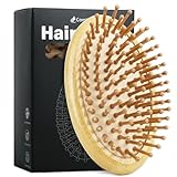 Combetter Bamboo Hair Brush(No handle), Massaging Scalp, Detangling Brush for Hair Growth for Women, Men &Kids, Eco-friendly Natural Wooden for All Hair Types