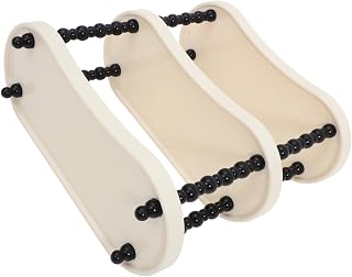 Three Layer Storage Rack, Beige PP Countertop Organizer for Office Supplies