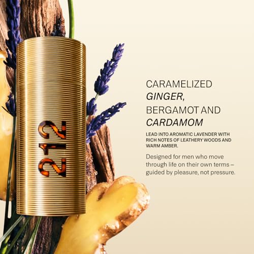 Image of Carolina Herrera 212 Men Parfum - Long-Lasting Men's Eau de Parfum - 3.4 oz