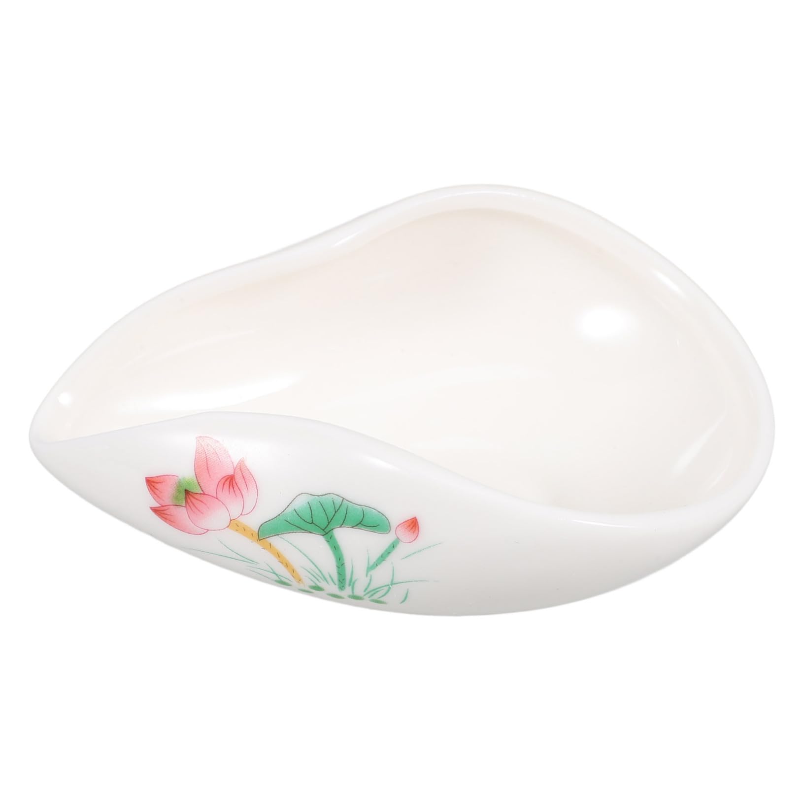 DECHOUS Vintage Ceramic Tea Scoop Decorative Loose Tea Vessel Reusable Tea Shovel for Tea Making Practical Home Accessory Porcelain Tea Shovel